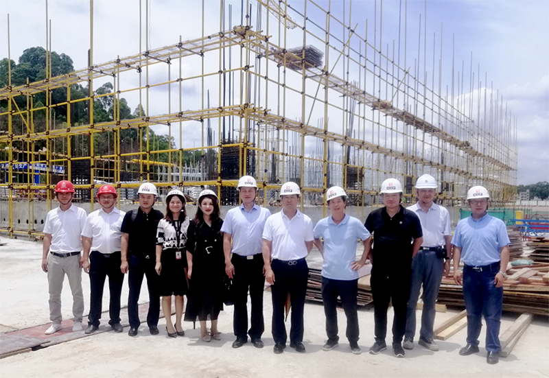 星空官网董事长李军亲临集团南方总部在建项目视察